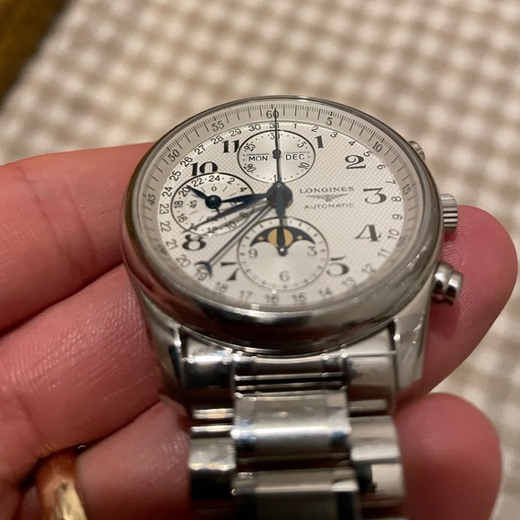 **SOLD** Longines Master Collection Moonphase Chronograph - Picture 5 of 10